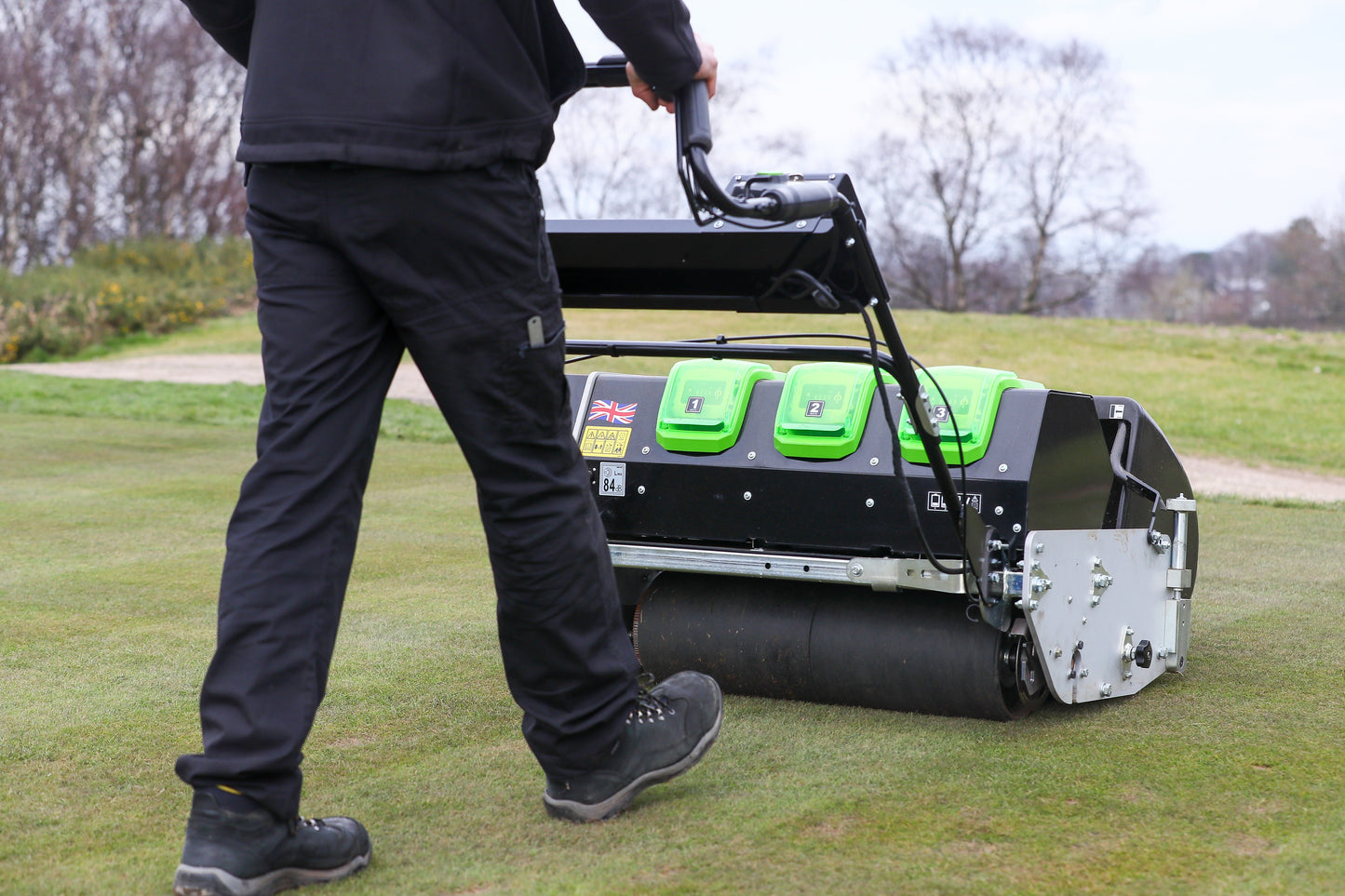 Allett C27E Evolution Cylinder Mower (Power-unit with Grassbox)